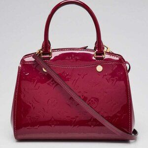 Louis Vuitton Magenta Monogram Vernis Brea PM NM Bag
